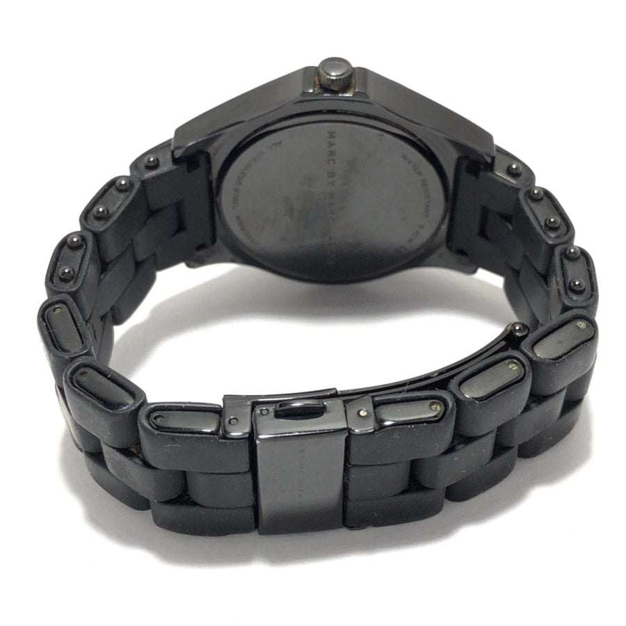Marc Jacobs Pelly Black Dial Black Silicone Strap Watch for Women - MBM2543