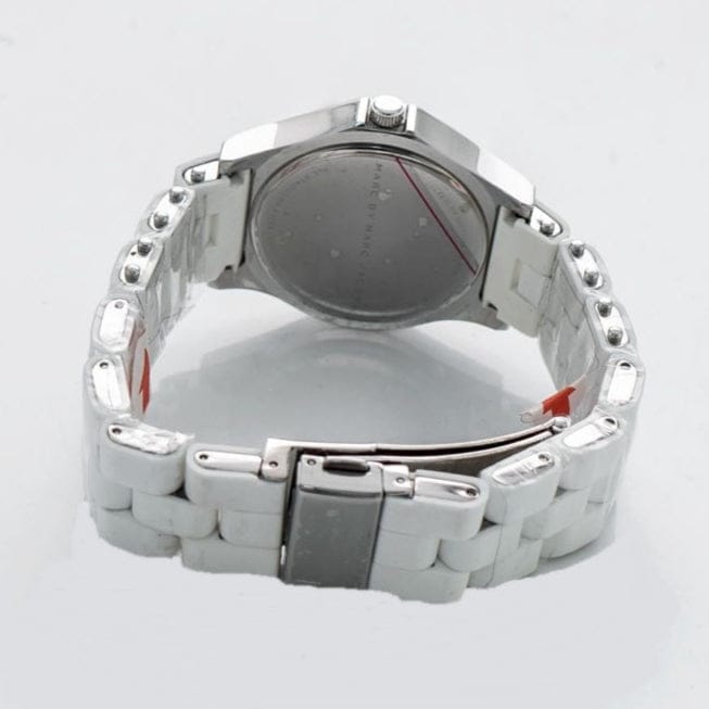 Marc Jacobs Pelly White Dial White Silicone Strap Watch for Women - MBM2503