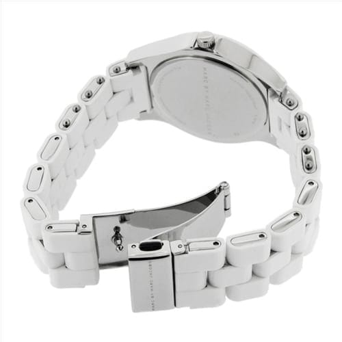 Marc Jacobs Pelly White Dial White Silicone Strap Watch for Women - MBM2588