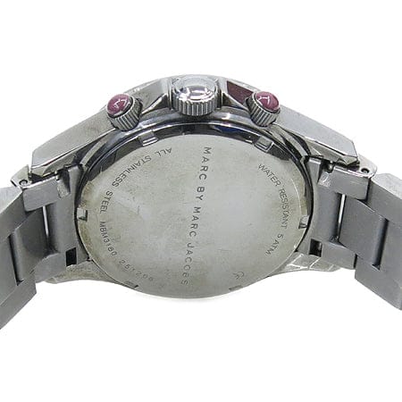 Marc Jacobs Rock Chronograph Gunmetal Grey Dial Grey Steel Strap Watch for Men - MBM3160
