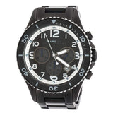Marc Jacobs Rock Chronograph Limited Edition Gray Dial Gray Steel Strap Watch for Women - MBM5025