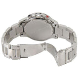 Marc Jacobs Rock Chronograph White Dial Silver Steel Strap Watch for Men - MBM5027