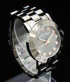 Marc Jacobs Rock Crystal Grey Dial Grey Steel Strap Watch for Women - MBM8596