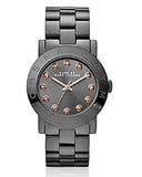 Marc Jacobs Rock Crystal Grey Dial Grey Steel Strap Watch for Women - MBM8596