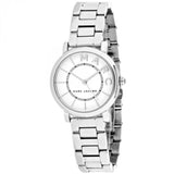 Marc Jacobs Roxy White Dial Silver Steel Strap Watch for Women - MJ3525