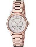 Marc Jacobs Roxy White Dial Rose Gold Steel Strap Watch for Women - MJ3527