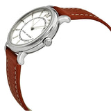 Marc Jacobs Roxy White Dial Brown Leather Strap Watch for Women - MJ1571