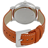 Marc Jacobs Roxy White Dial Brown Leather Strap Watch for Women - MJ1571