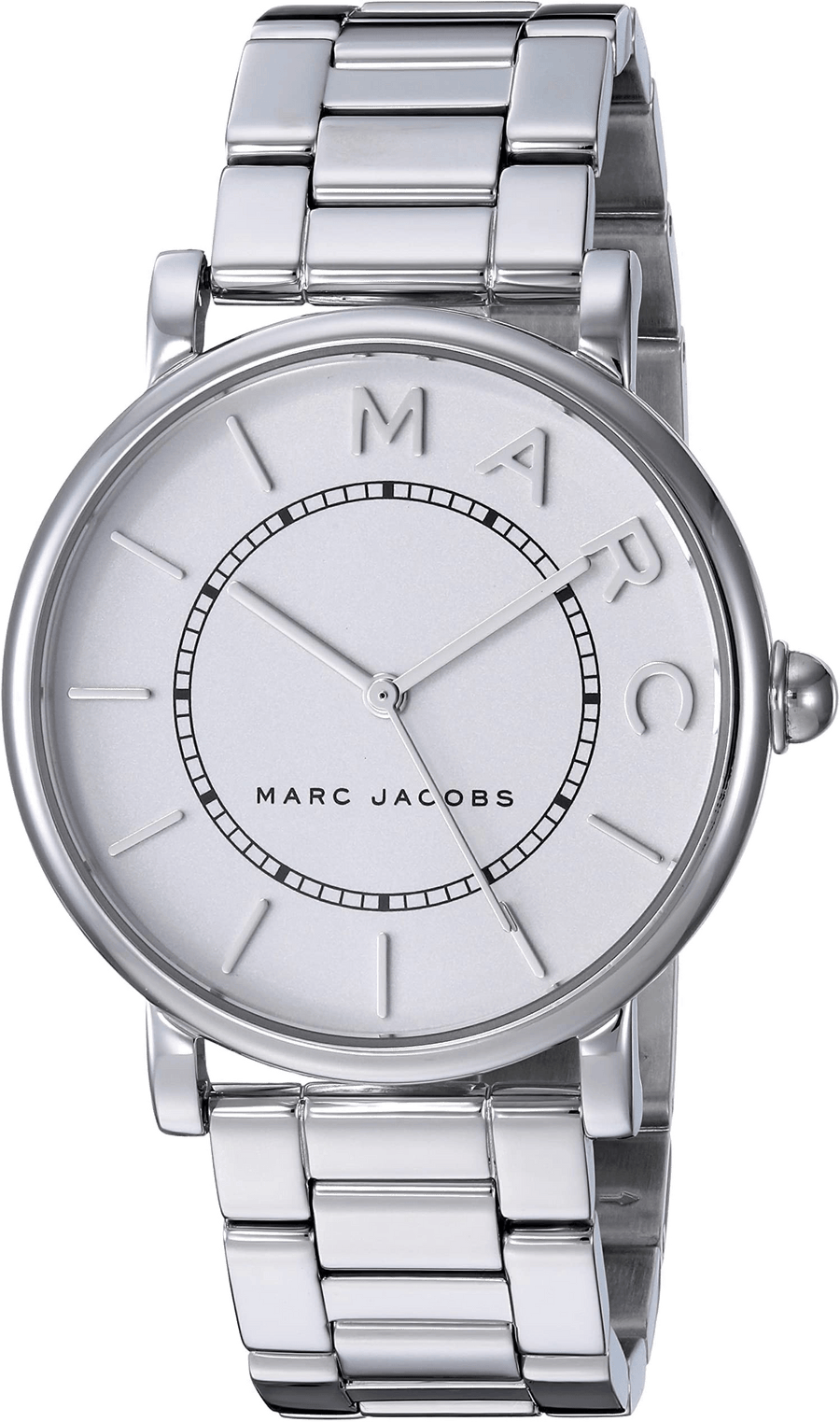 Marc Jacobs Roxy White Dial Silver Steel Strap Watch for Women - MJ3521