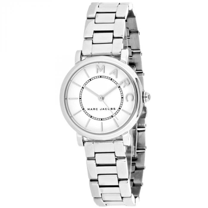 Marc Jacobs Roxy White Dial Silver Steel Strap Watch for Women - MJ3525