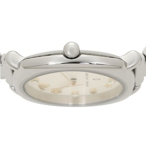 Marc Jacobs Roxy White Dial Silver Steel Strap Watch for Women - MJ3568