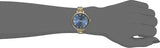Marc Jacobs Sally Blue Dial Gold Steel Strap Watch for Women - MBM3366