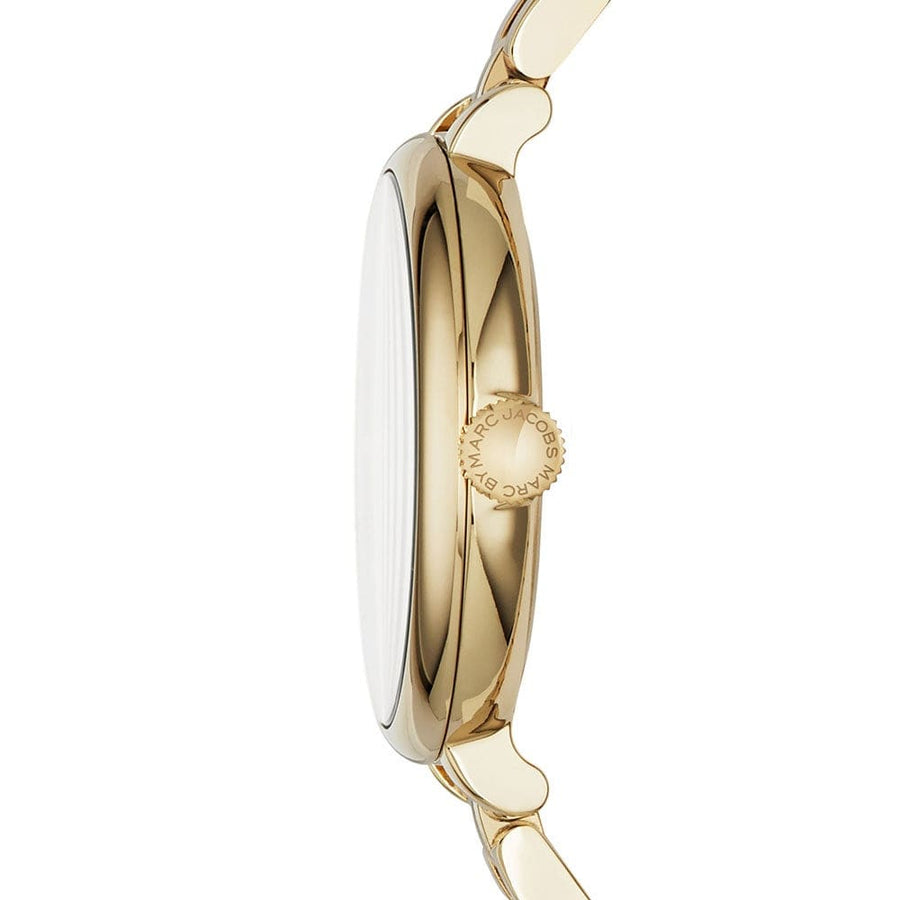 Marc Jacobs Sally Champagne Gold Dial Gold Steel Strap Watch for Women - MBM3363