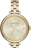 Marc Jacobs Sally Champagne Gold Dial Gold Steel Strap Watch for Women - MBM3363