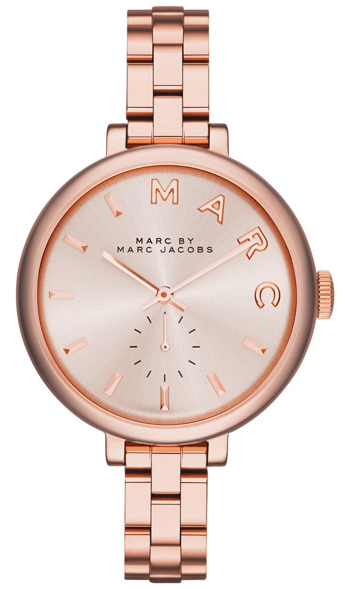 Marc Jacobs Sally Rose Gold Dial Rose Gold Steel Strap Watch for Women - MBM3364