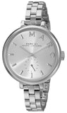 Marc Jacobs Sally Silver Dial Silver Steel Strap Watch for Women - MBM3362