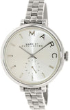 Marc Jacobs Sally Silver Dial Silver Steel Strap Watch for Women - MBM3362