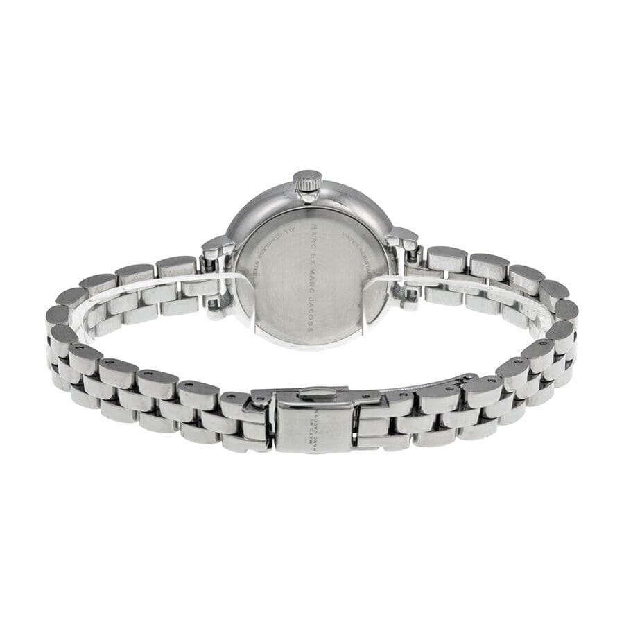 Marc Jacobs Sally White Dial Silver Steel Strap Watch for Women - MBM8642