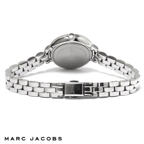Marc Jacobs Sally White Dial Silver Steel Strap Watch for Women - MBM8642