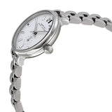 Marc Jacobs Sally White Dial Silver Steel Strap Watch for Women - MBM8642