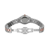 Marc Jacobs Tether Transparent White Dial Two Tone Steel Strap Watch for Women - MBM3418
