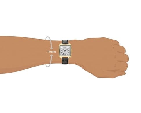 Marc Jacobs Vic Silver Dial Black Leather Strap Watch for Women - MJ1437