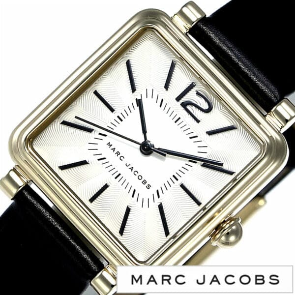 Marc Jacobs Vic Silver Dial Black Leather Strap Watch for Women - MJ1437