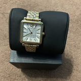 Marc Jacobs Vic Silver Dial Gold Steel Strap Watch for Women - MJ3462