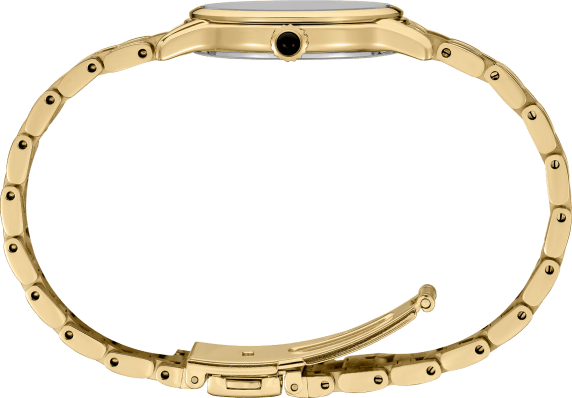 Marc Jacobs Vic Silver Dial Gold Steel Strap Watch for Women - MJ3462