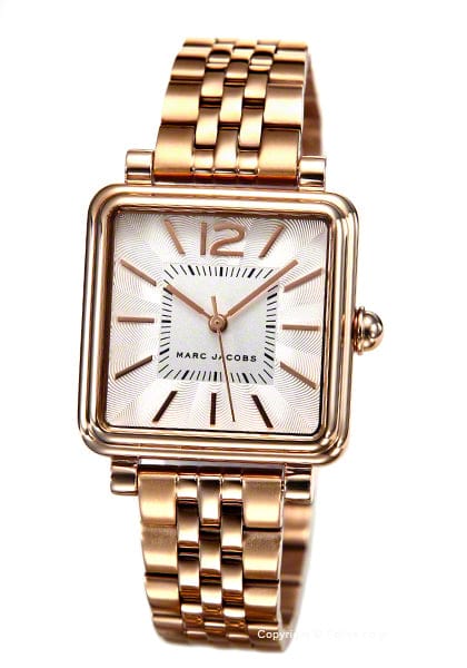 Marc Jacobs Vic Silver Dial Rose Gold Steel Strap Watch for Women - MJ3514