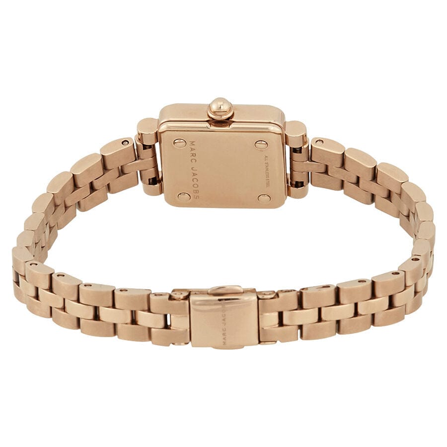 Marc Jacobs Vic Silver Dial Rose Gold Steel Strap Watch for Women - MJ3530