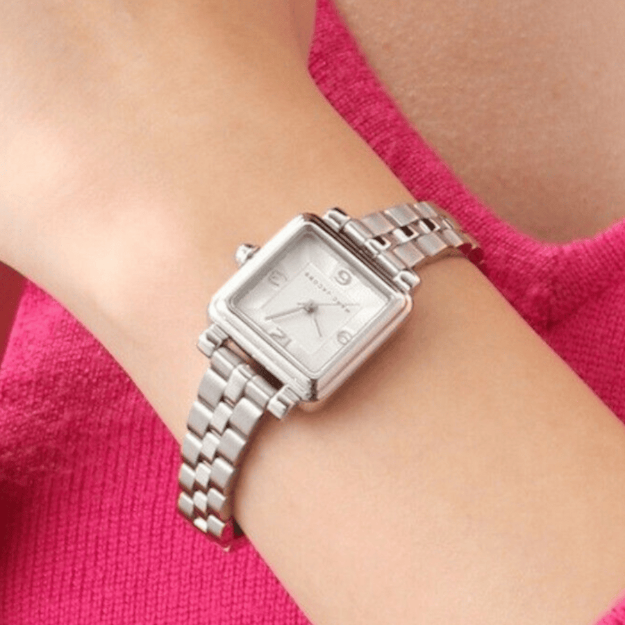 Marc Jacobs Vic Silver Dial Silver Steel Strap Watch for Women - MJ3529