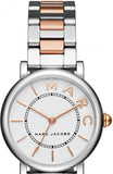 Marc Jacobs Roxy Silver Dial Two Tone Stainless Steel Strap Watch for Women - MJ3551