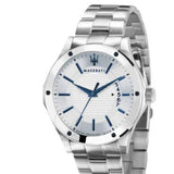 Maserati Circuito Silver Dial Silver Steel Strap Watch For Men - R8853127001