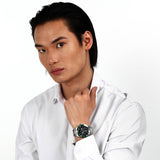 Maserati Competizione Chronograph Black Dial Silver Steel Strap Watch For Men - R8873600008