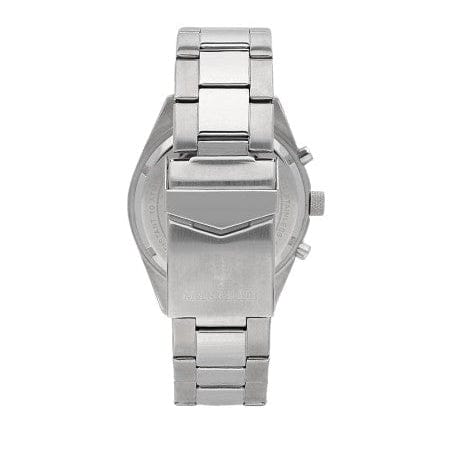 Maserati Competizione Chronograph White Dial Silver Steel Strap Watch For Men - R8853100017