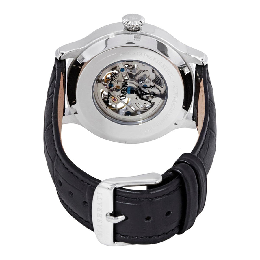 Maserati Epoca Automatic Skeleton Mechanical Silver Dial Watch For Men - R8821118003