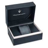 Maserati Epoca Chronograph Black Dial Gold Steel Strap Watch For Men - R8873618023