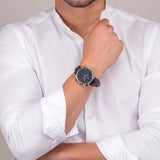 Maserati Epoca Chronograph Blue Dial Brown Leather Strap Watch For Men - R8871618014