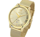 Maserati Epoca Golden Dial Golden Mesh Bracelet Watch For Men - R8853118003