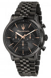 Maserati Epoca Limited Edition Chronograph Black Dial Black Steel Strap Watch For Men - R8873618019