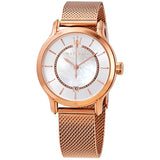 Maserati Epoca Mother of Pearl Dial Rose Gold Mesh Strap Watch For Women - R8853118506