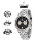Maserati Legend Chronograph Black Dial Stainless Steel Watch For Men - R8873638001