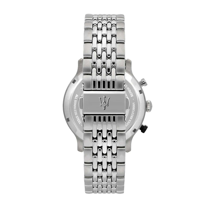 Maserati Legend Chronograph Black Dial Stainless Steel Watch For Men - R8873638001