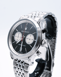 Maserati Legend Chronograph Black Dial Stainless Steel Watch For Men - R8873638001