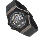 Maserati Potenza Automatic Black Dial Black Leather Strap Watch For Men - R8821108009