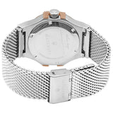 Maserati Potenza Quartz Grey Dial Silver Mesh Bracelet Watch For Men - R8853108007