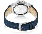 Maserati Potenza Blue Dial Blue Leather Strap Watch For Men - R8851108015