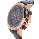 Maserati Ingegno Chronograph Brown Dial Brown Leather Strap Watch For Men - R8871619001