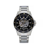 Maserati SFIDA Automatic Black Dial Silver Steel Strap Watch For Men - R8823140002
